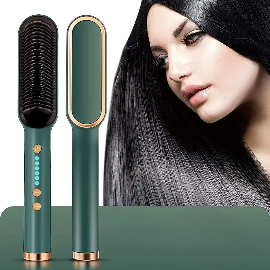 Professional Electric Hair Straightener Comb Brush