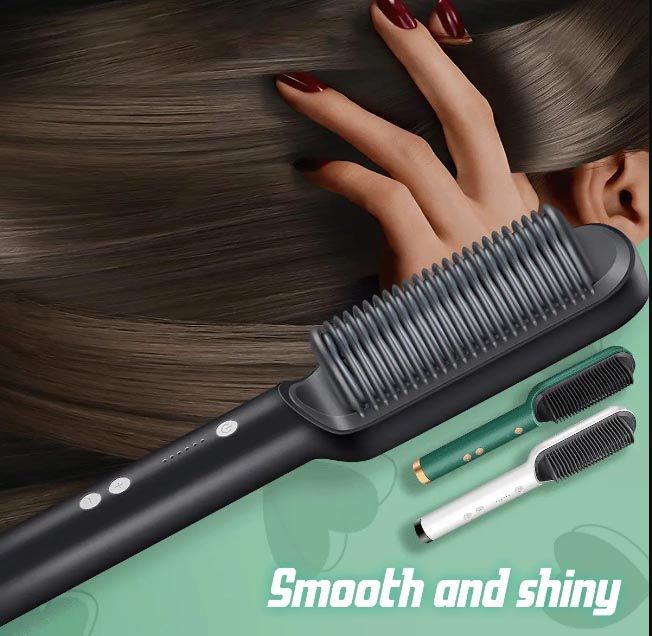 Professional Electric Hair Straightener Comb Brush